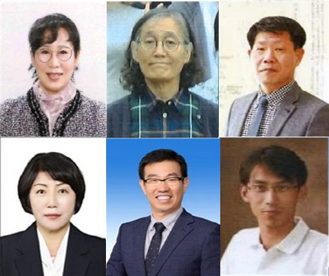 제7회 아름다운 교육공동체상 수상자 여섯 명의 사진